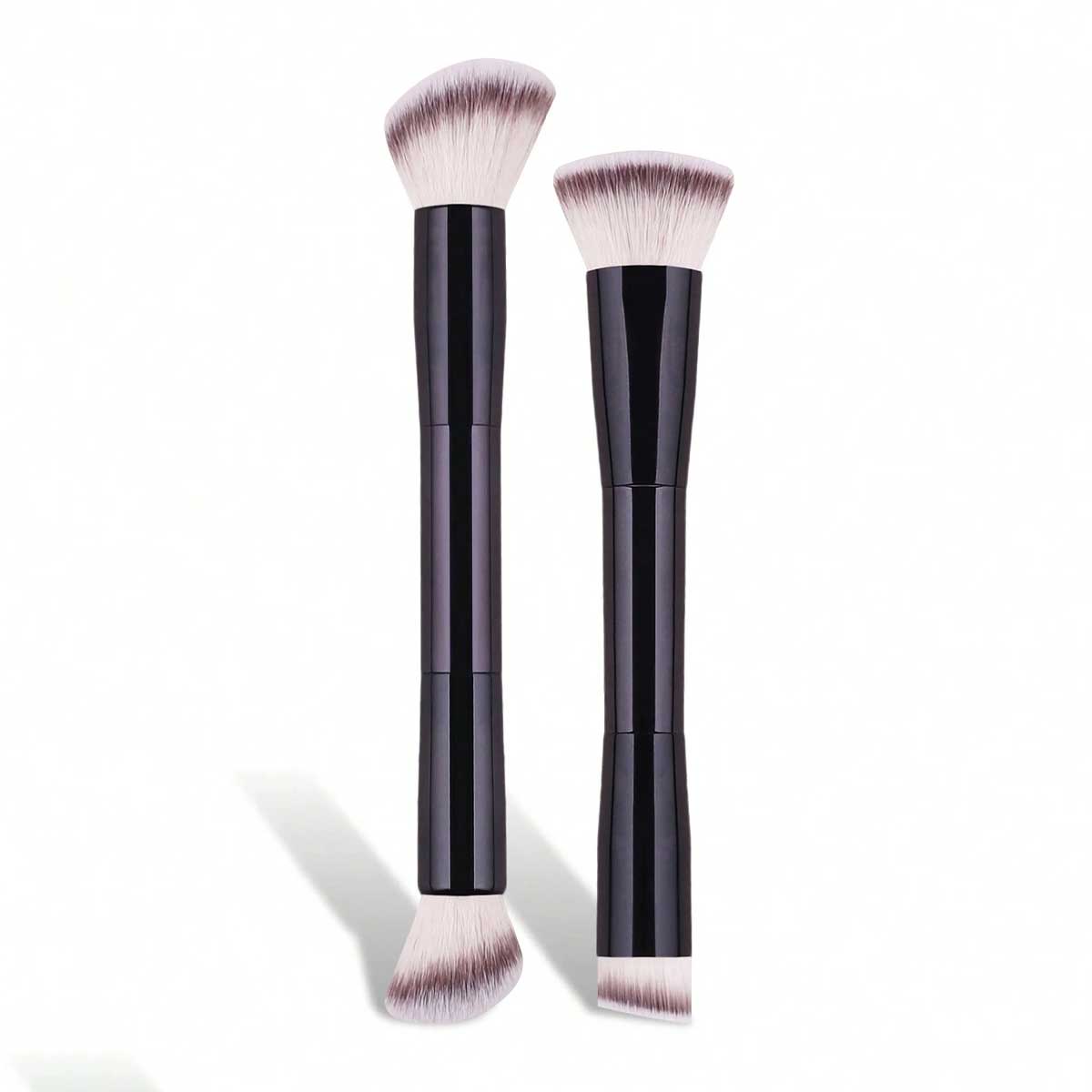 Group Head Brush - Portable Travel Dual Head Makeup Brushes