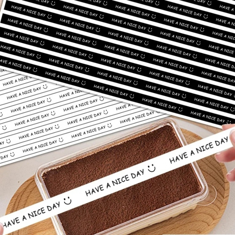 Coffee Equipment Organizer - 100Pcs HAVE A NICE DAY Smile