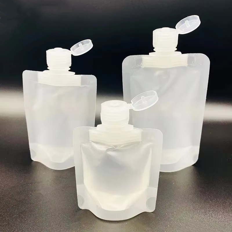 Coffee Equipment Travel Bag - 100PCS 30ML-100ML Plastic Frosted Flip Cover