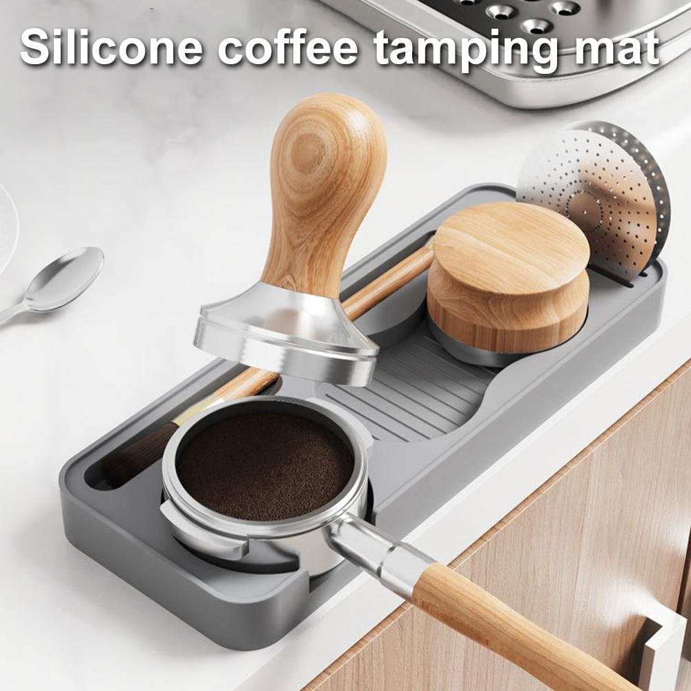 Coffee Equipment Organizer - Silicone Coffee Tamper Pad Non Slip