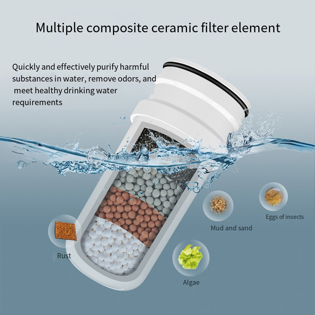 Water Filter Cartridge - 4 Pcs Durable Ceramic Faucet Water