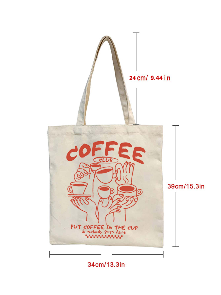 1pc Coffee Canvas Women Handba - đánh giá và giá Coffee Equipment Travel Bag