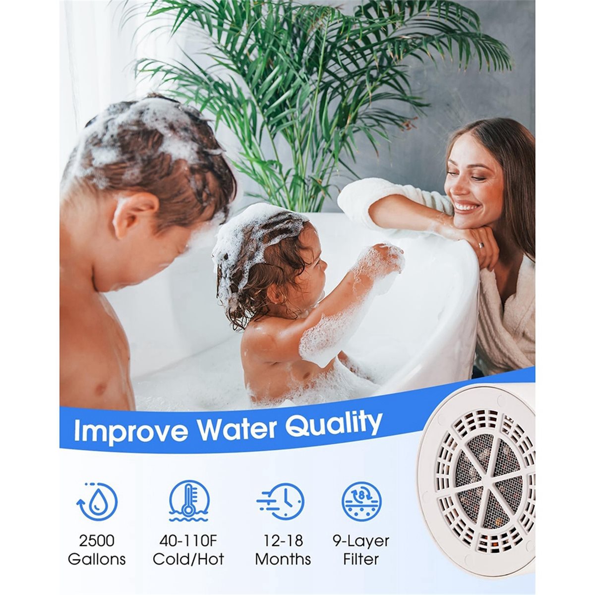 618 Mega Sale Bathtub Filter U - đánh giá và giá Water Filter Cartridge