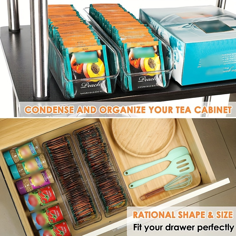 1pc Clear Tea Bag Organizer Bo - đánh giá và giá Coffee Equipment Organizer