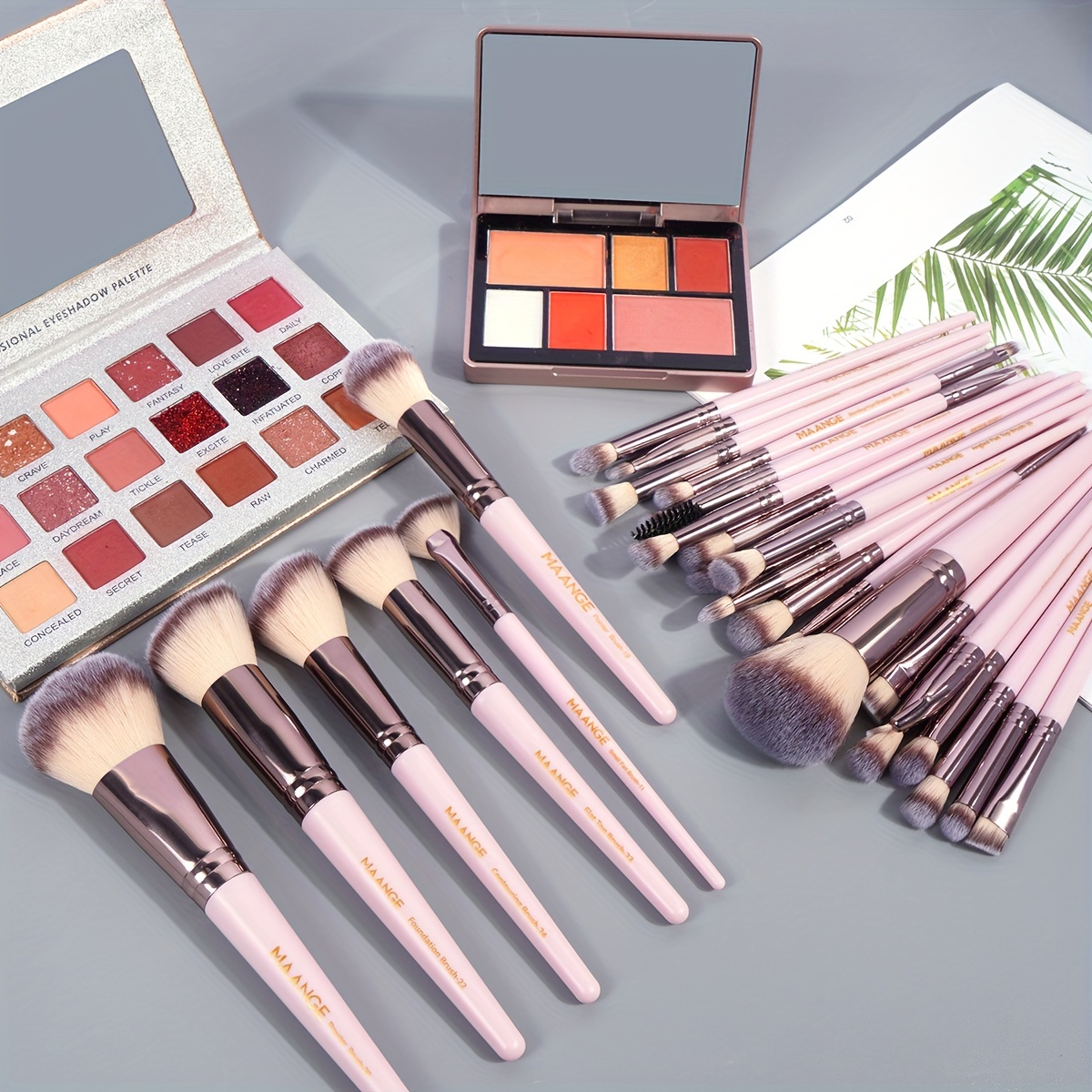 MAANGE 30pcs Professional Make - đánh giá và giá Group Head Brush