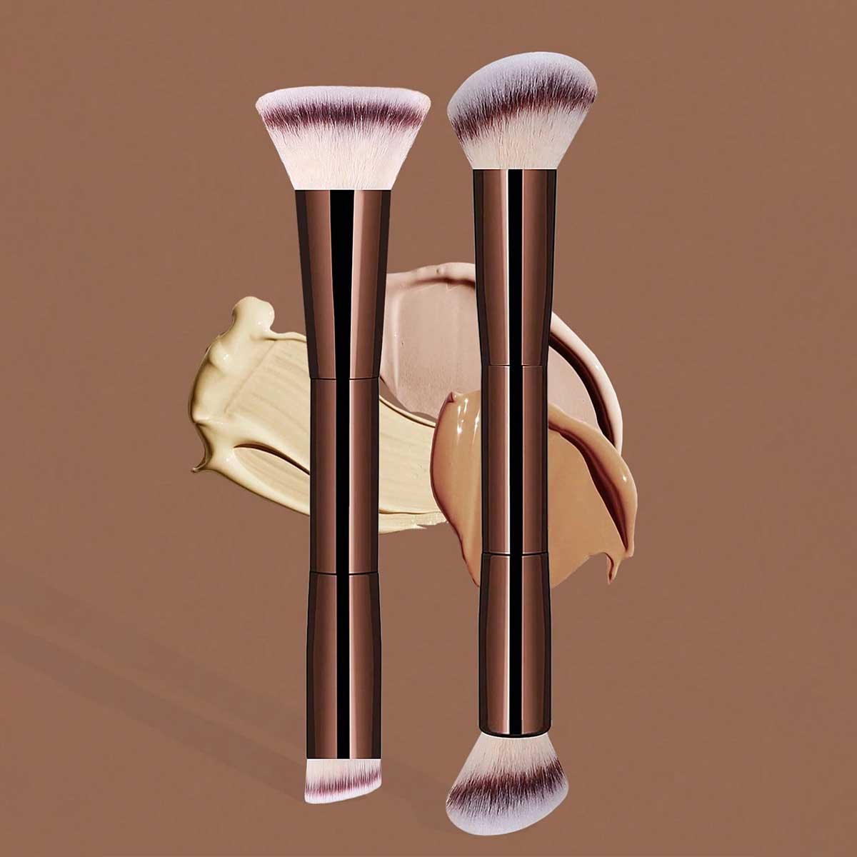 Portable Travel Dual Head Make - đánh giá và giá Group Head Brush