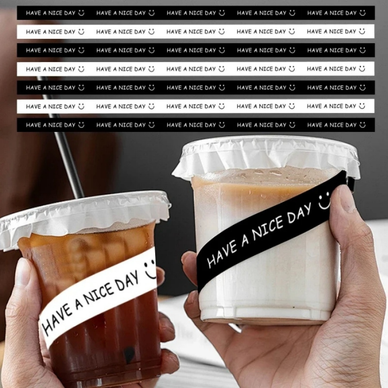 100Pcs HAVE A NICE DAY Smile F - đánh giá và giá Coffee Equipment Organizer