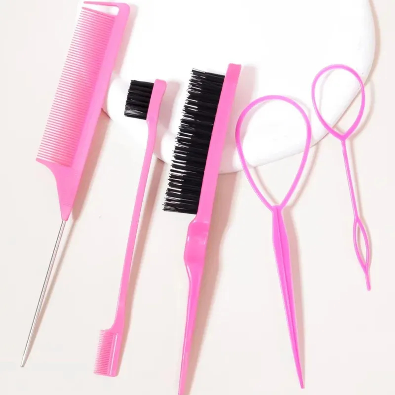 5Pcs Hairdressing Comb Set, Po - đánh giá và giá Group Head Brush