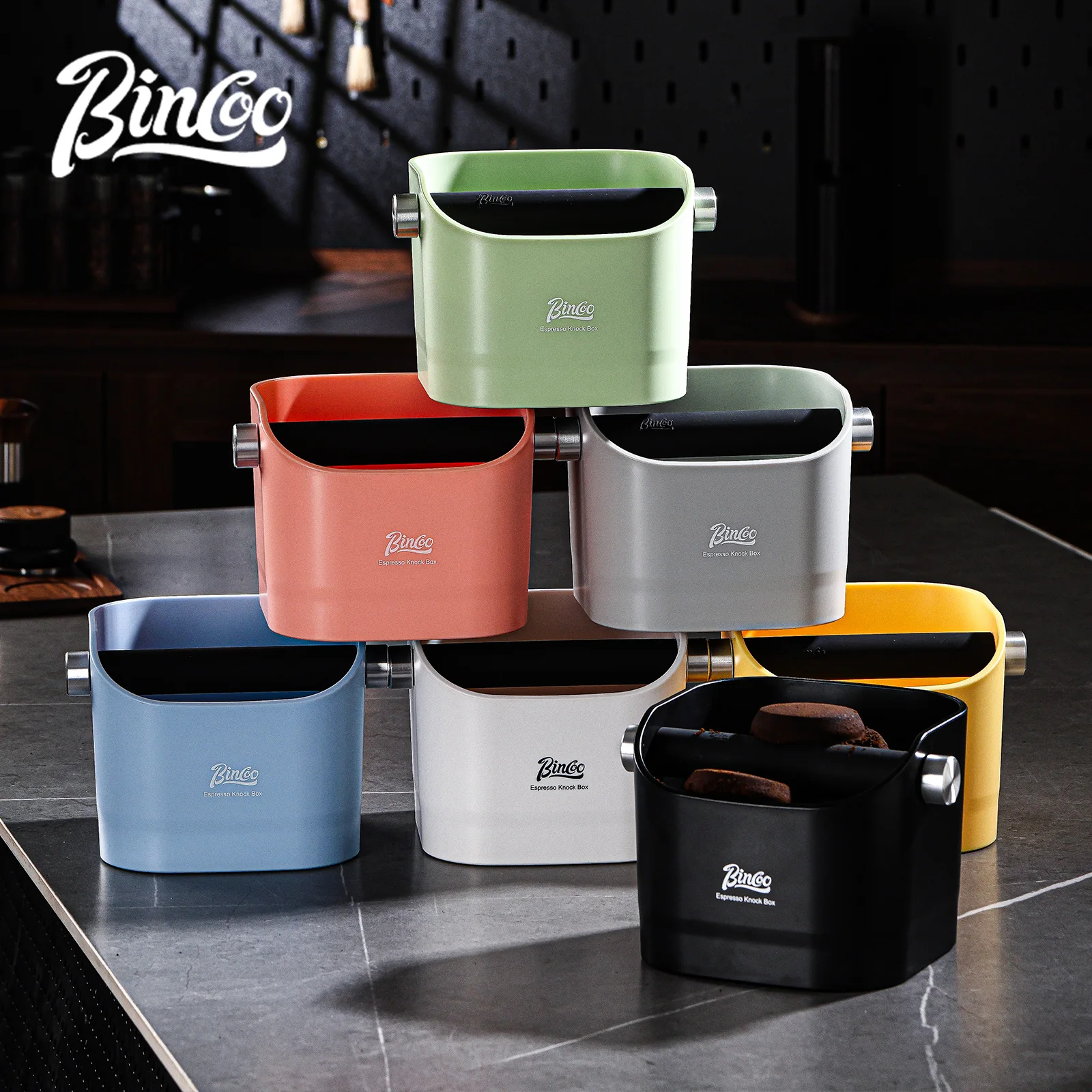 Bincoo Coffee Knock Box 0.8L E - đánh giá và giá Coffee Equipment Organizer