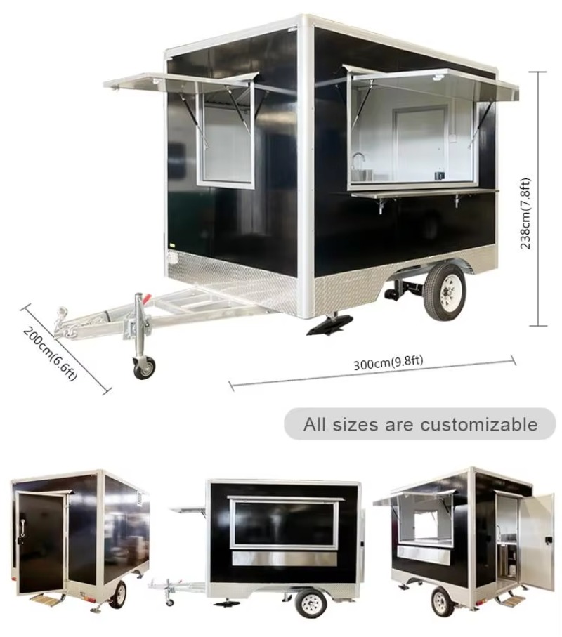 Pizza Coffee Camper Van Mobile - đánh giá và giá Mobile Coffee Van Equipment