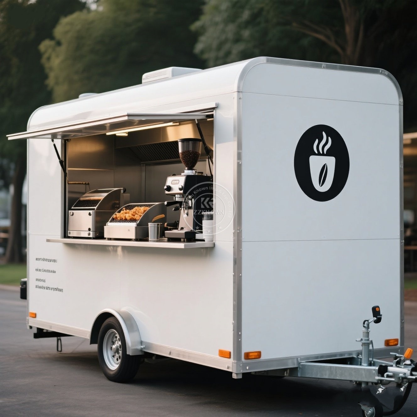 Custom Big Coffee Van Mobile F - đánh giá và giá Mobile Coffee Van Equipment