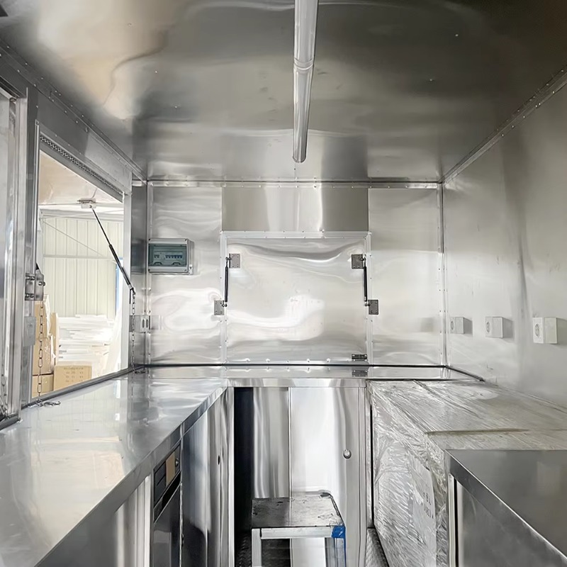 CE Certificate Fully Equipped  - đánh giá và giá Mobile Coffee Van Equipment