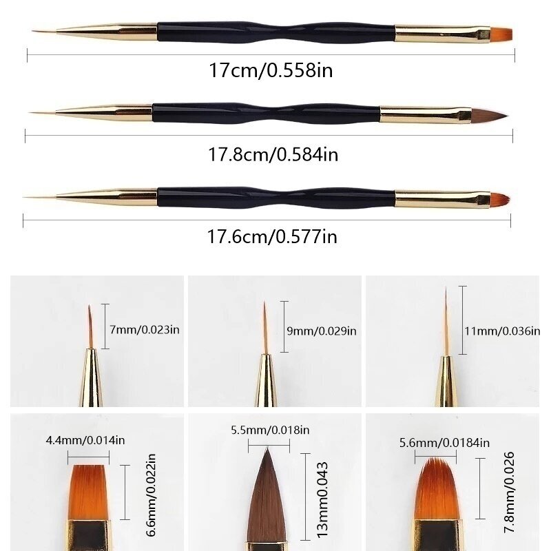 3 pieces of double headed nail - đánh giá và giá Group Head Brush