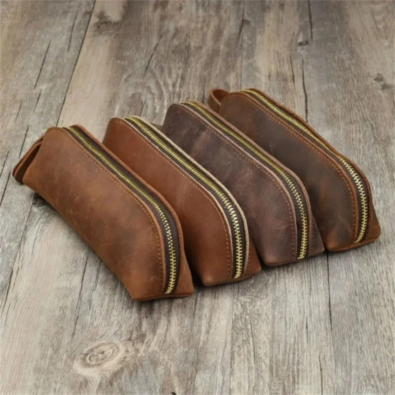 1PC Faux Leather Zipper pencil - đánh giá và giá Coffee Equipment Travel Bag