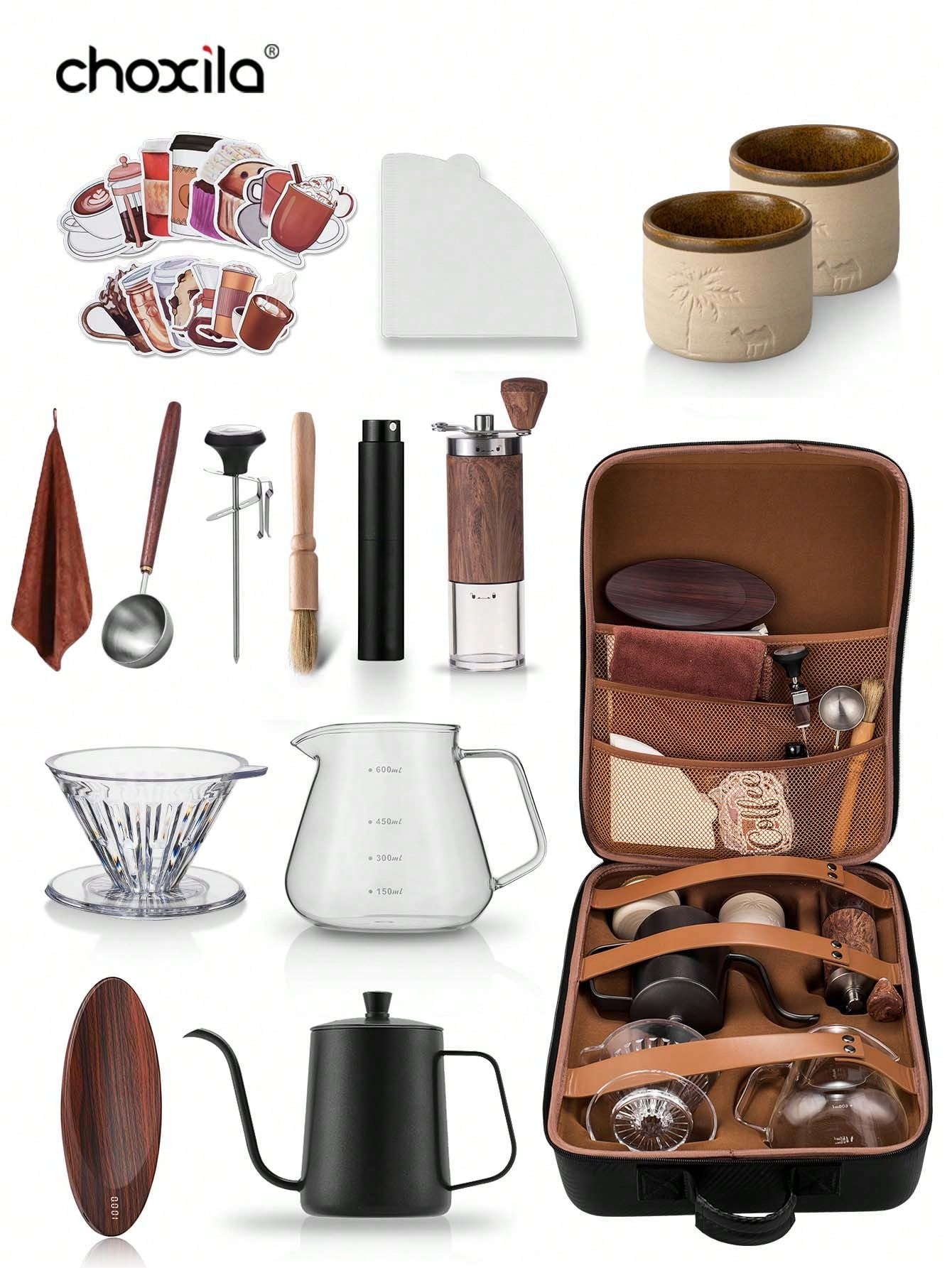 4/9/12/15pcs Suitcase Set, Por - đánh giá và giá Coffee Equipment Travel Bag