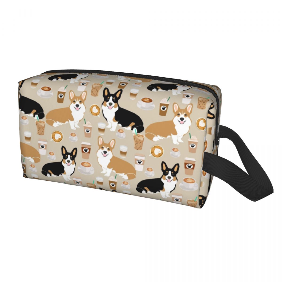 Custom Cute Coffee Welsh Corgi - đánh giá và giá Coffee Equipment Travel Bag