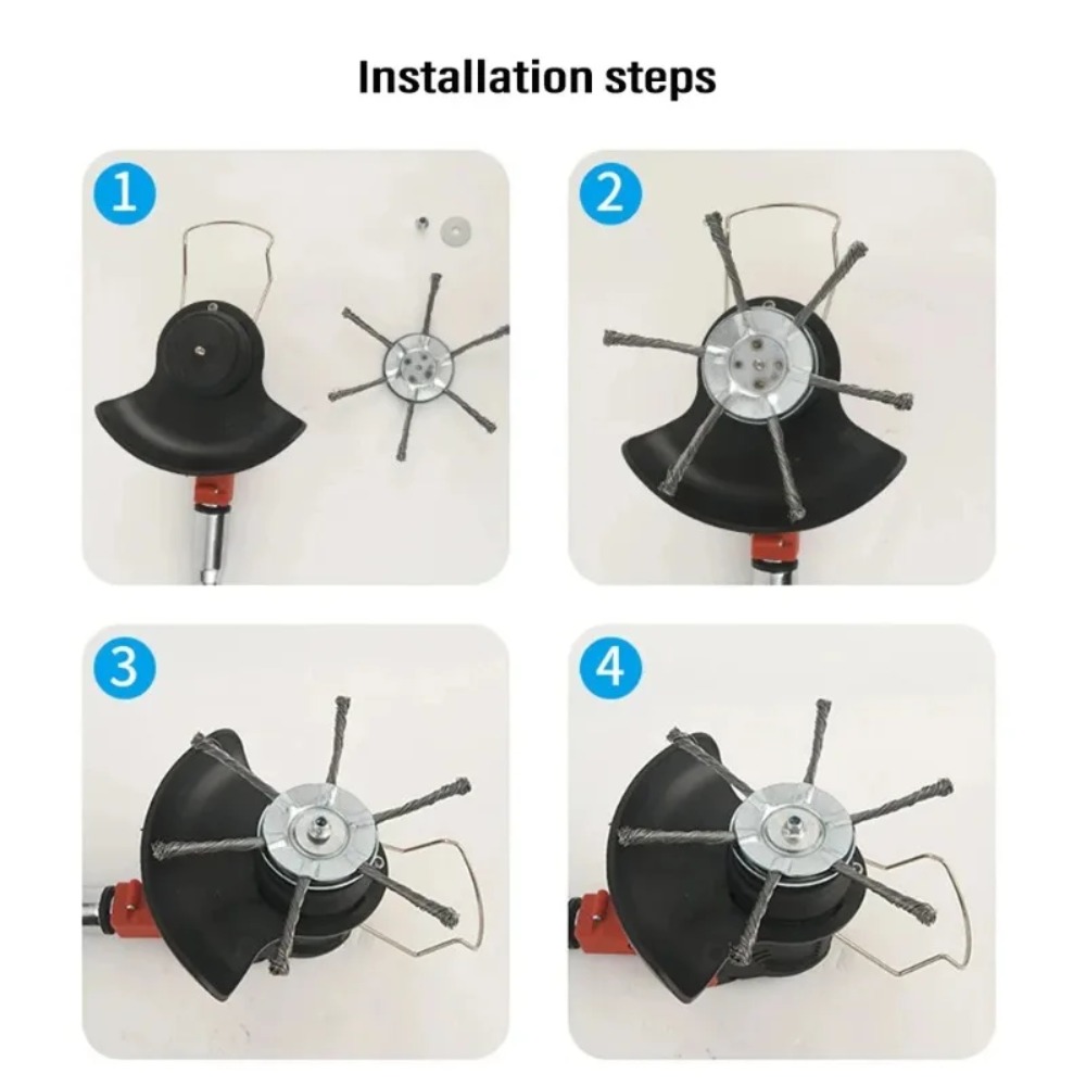 Steel Wire Weed Brush Disc Gra - đánh giá và giá Group Head Brush