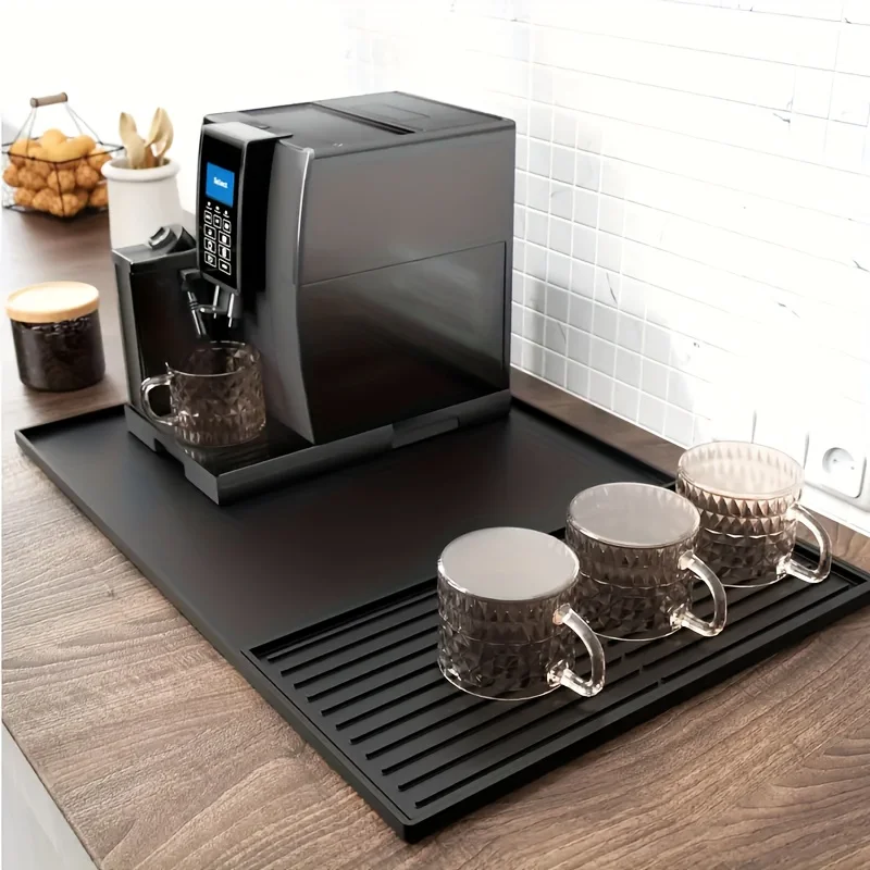 2-in-1 Silicone Coffee Bar Mat - đánh giá và giá Coffee Equipment Organizer