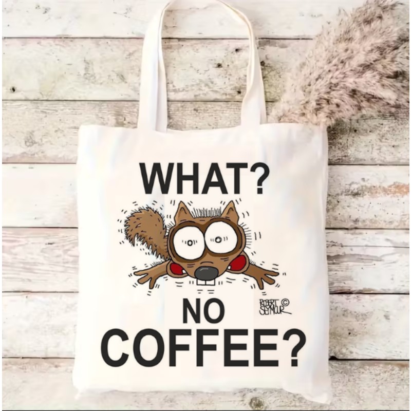 Coffee Cat Canvas Shopping Bag - đánh giá và giá Coffee Equipment Travel Bag