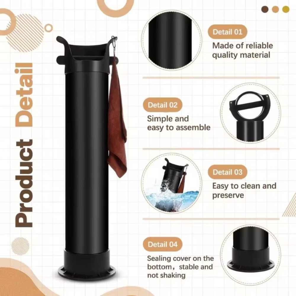 Large Capacity Coffee Knock Bo - đánh giá và giá Coffee Equipment Organizer
