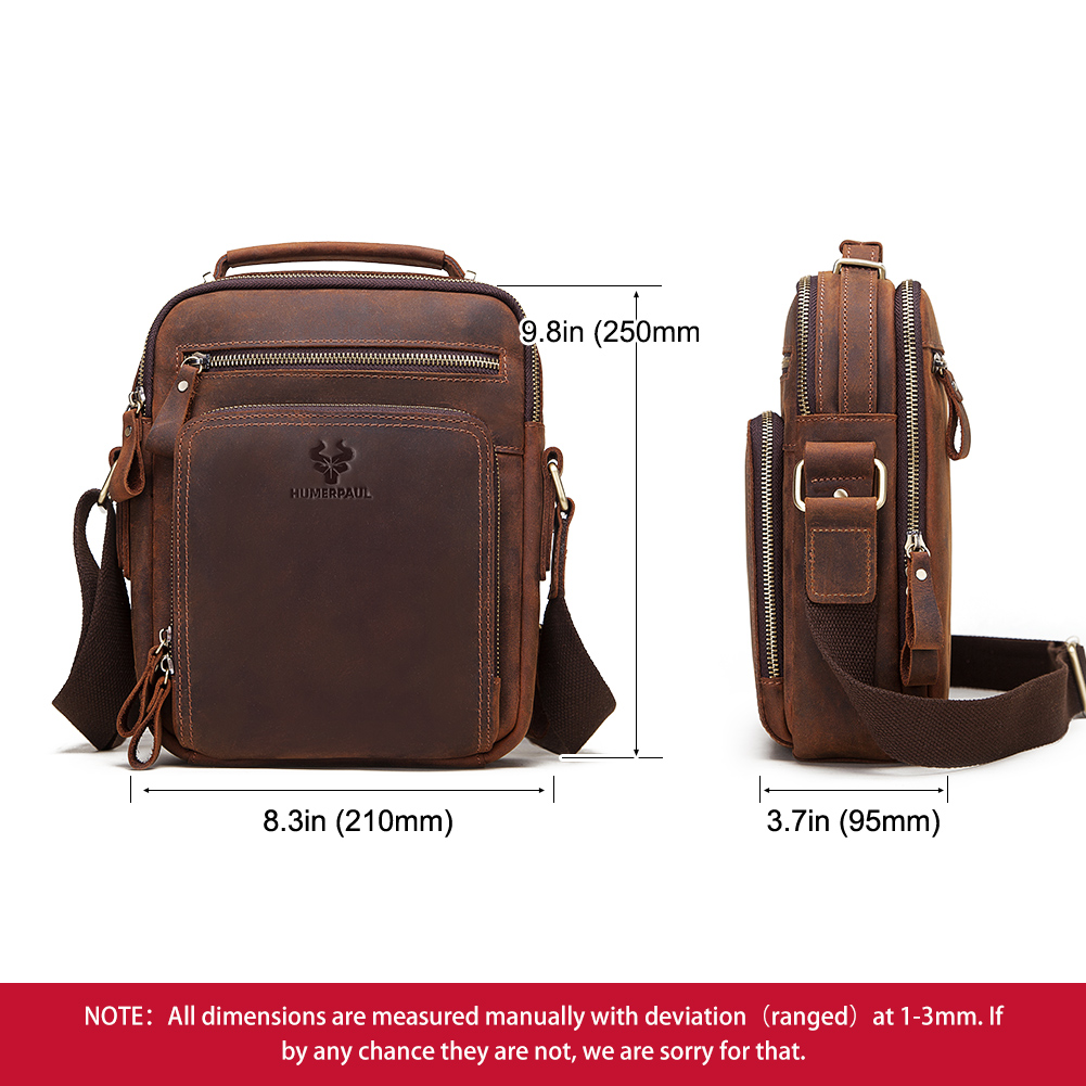 HUMERPAUL Genuine Leather Men' - đánh giá và giá Coffee Equipment Travel Bag