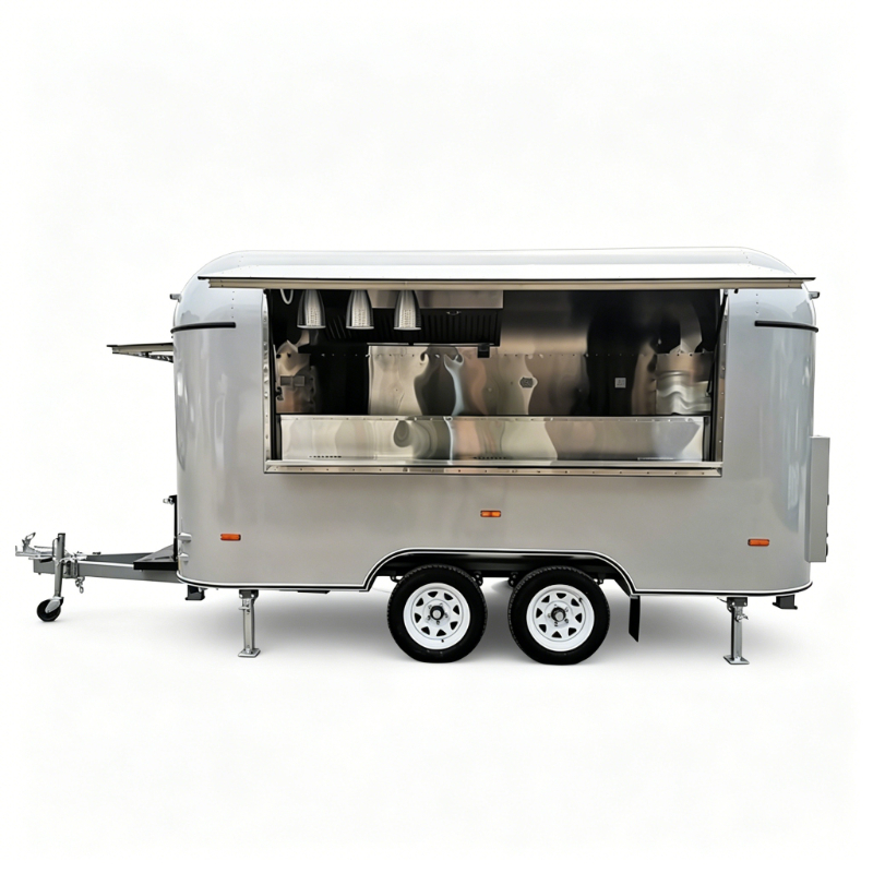 Food Cart Mobile Trailer Custo - đánh giá và giá Mobile Coffee Van Equipment
