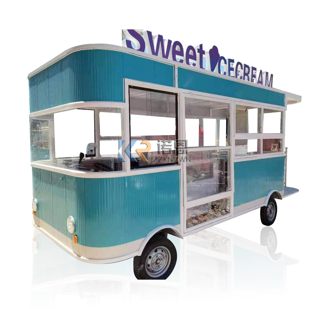 In Stock 5M Mobile Food Truck  - đánh giá và giá Mobile Coffee Van Equipment