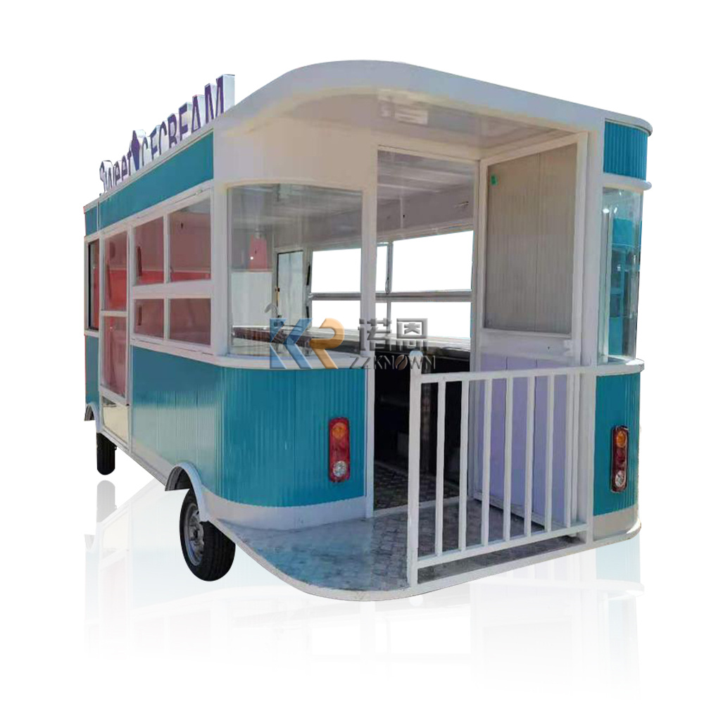 In Stock 5M Mobile Food Truck  - đánh giá và giá Mobile Coffee Van Equipment