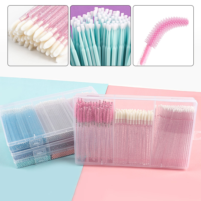3 Grid Clear Box Macaron Glitt - đánh giá và giá Group Head Brush