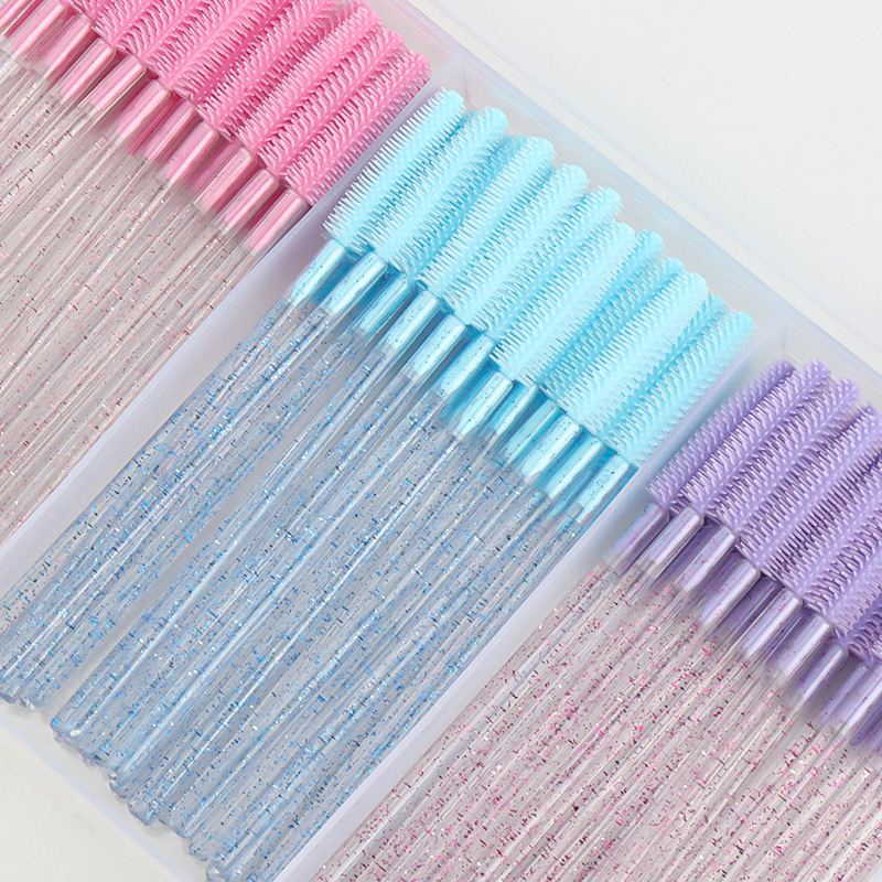 3 Grid Clear Box Macaron Glitt - đánh giá và giá Group Head Brush